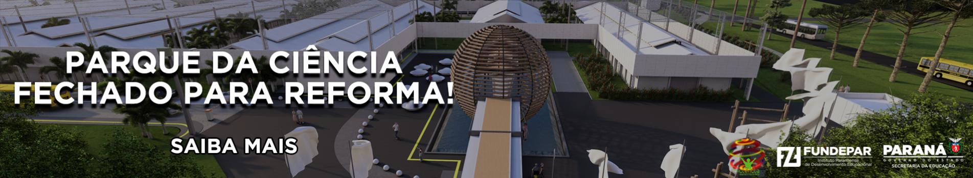Banner fechado reforma