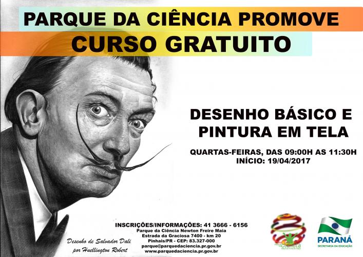 Parque da Ciência abre inscrições para Curso Gratuito de Desenho e Pintura em Tela!