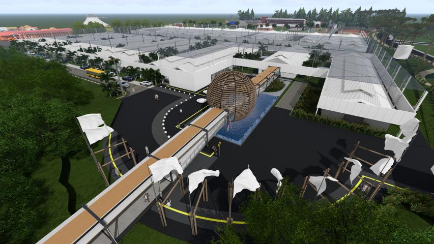 imagem rederizada da reforma